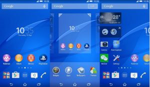 Sony Xperia Z5 Launcher Android