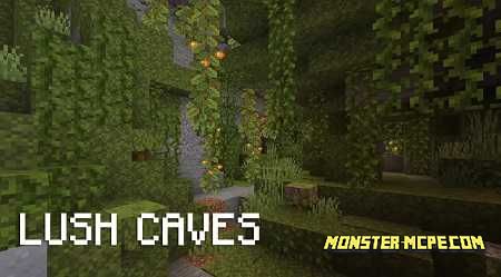 Minecraft 1.17 Cave Update Apk - Lush caves